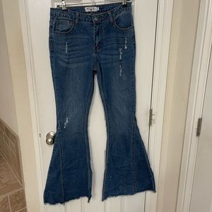 Crazy Train Flare jeans sz 3/26